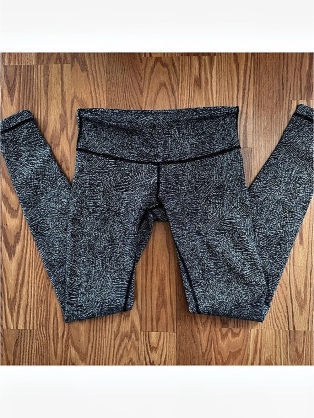 Lululemon Align Pant II 28" Gray & Black Leggings Size 6 - Picture 2 of 7